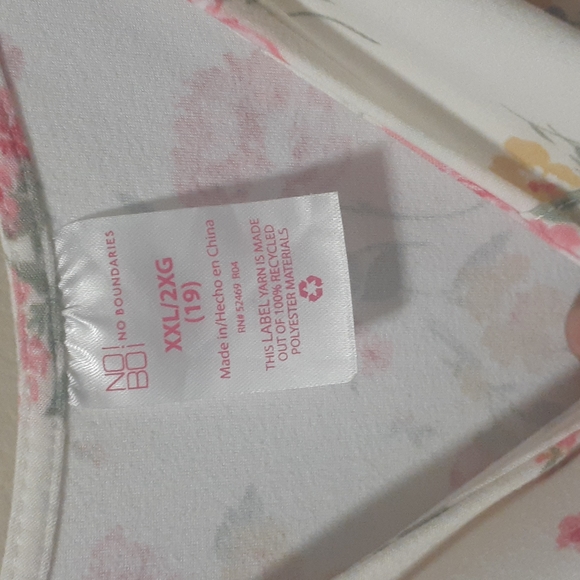 Womens 2x No Boundaries Floral Dress - Picture 4 of 5